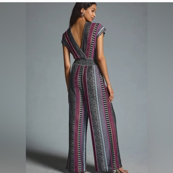 Cecilia Prado Pants - Cecilia Prado Striped Jumpsuit, size XS